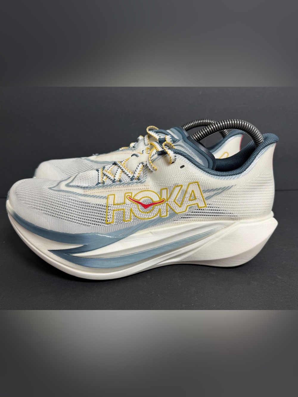 NEW Hoka One Cielo X1 3.0 Alabaster Yellow Gold 1171927-AYL Men's 8.5 Women 9.5